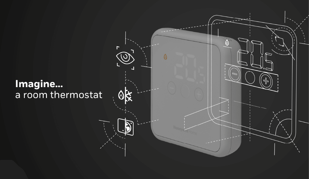 Room thermostat DT4 Resideo UK